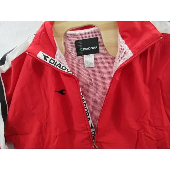 NWT DIADORA Canova Soccer Men's XL Nylon Pullover Jacket